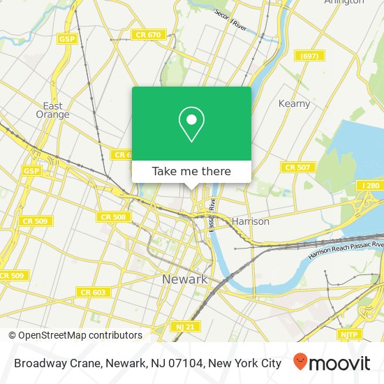 Broadway Crane, Newark, NJ 07104 map