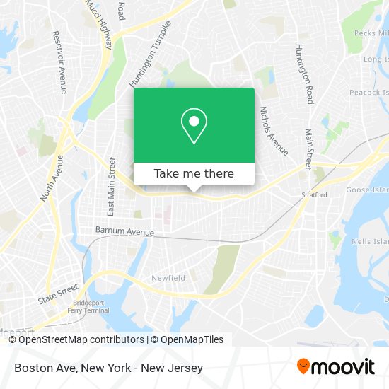 Mapa de Boston Ave