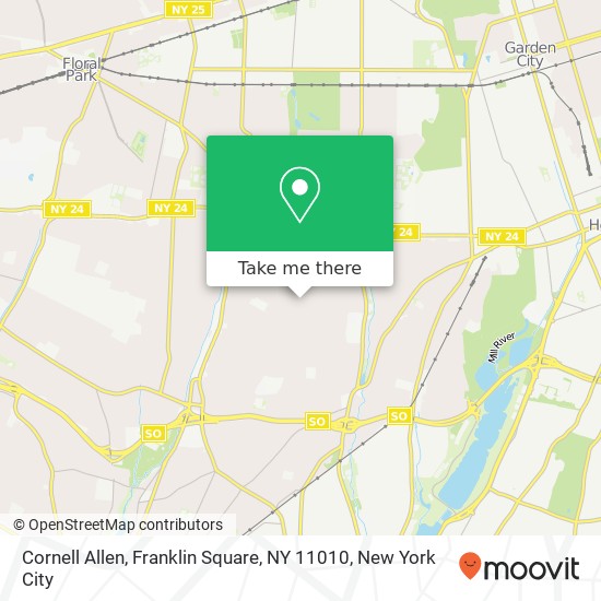 Cornell Allen, Franklin Square, NY 11010 map