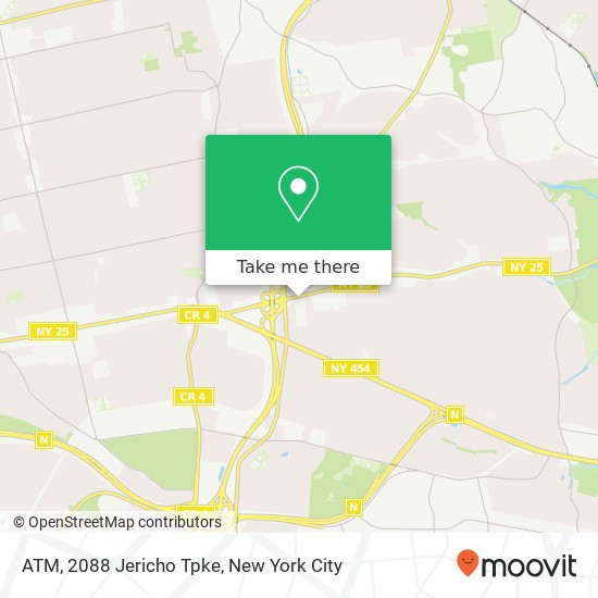 Mapa de ATM, 2088 Jericho Tpke