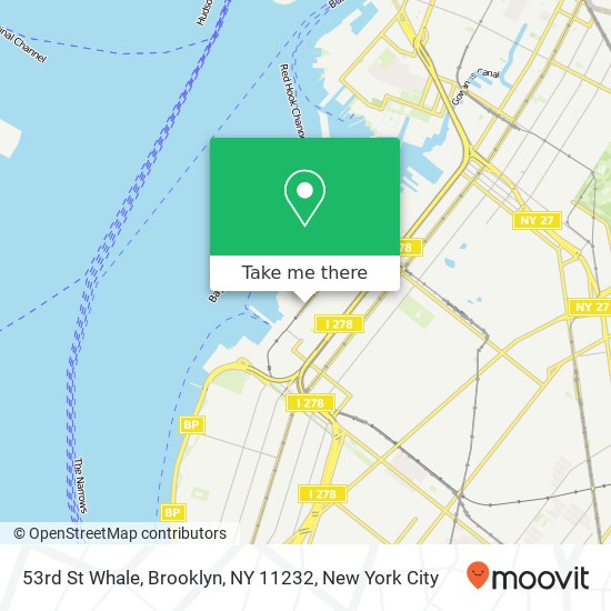 53rd St Whale, Brooklyn, NY 11232 map