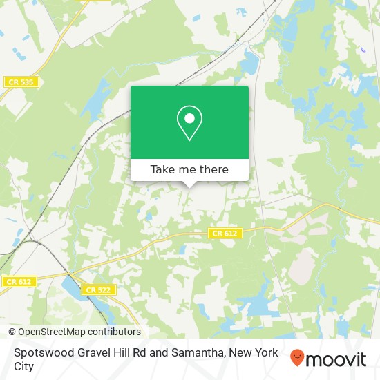 Spotswood Gravel Hill Rd and Samantha, Monroe Twp, NJ 08831 map