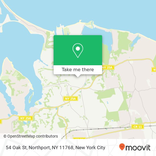 54 Oak St, Northport, NY 11768 map