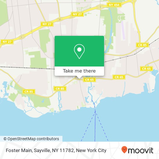 Foster Main, Sayville, NY 11782 map