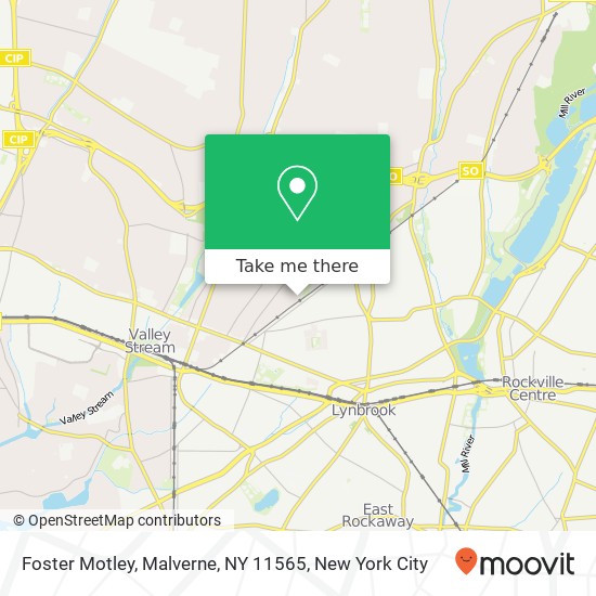 Foster Motley, Malverne, NY 11565 map