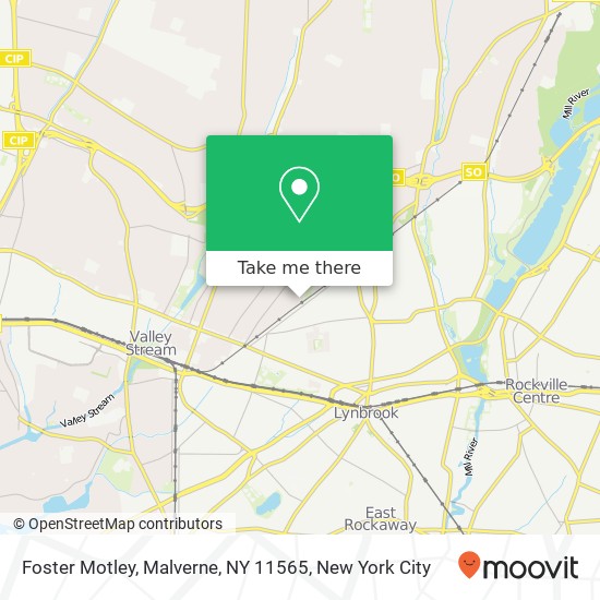 Mapa de Foster Motley, Malverne, NY 11565