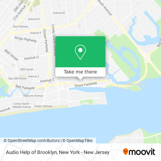 Audio Help of Brooklyn map