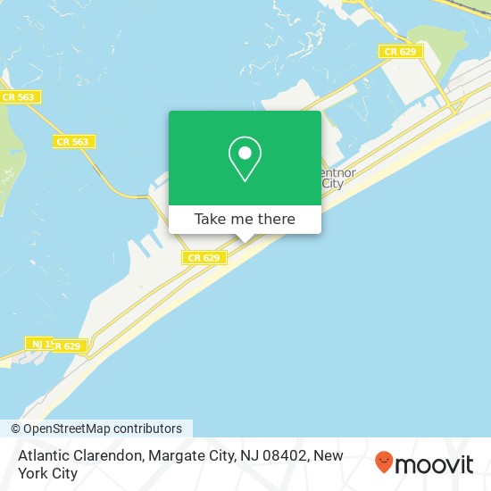 Atlantic Clarendon, Margate City, NJ 08402 map