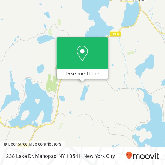 238 Lake Dr, Mahopac, NY 10541 map