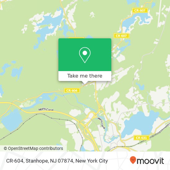 CR-604, Stanhope, NJ 07874 map