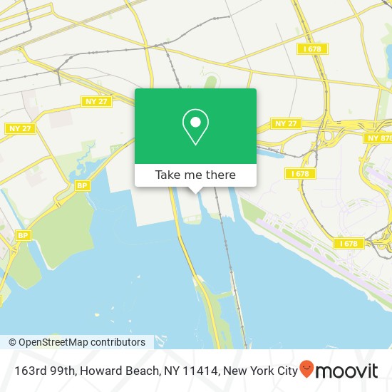 Mapa de 163rd 99th, Howard Beach, NY 11414
