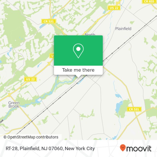 RT-28, Plainfield, NJ 07060 map