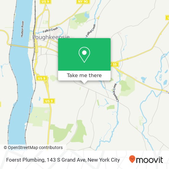 Mapa de Foerst Plumbing, 143 S Grand Ave