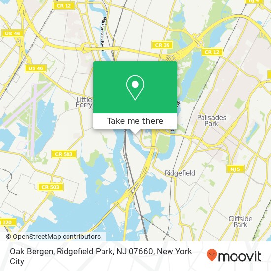 Oak Bergen, Ridgefield Park, NJ 07660 map
