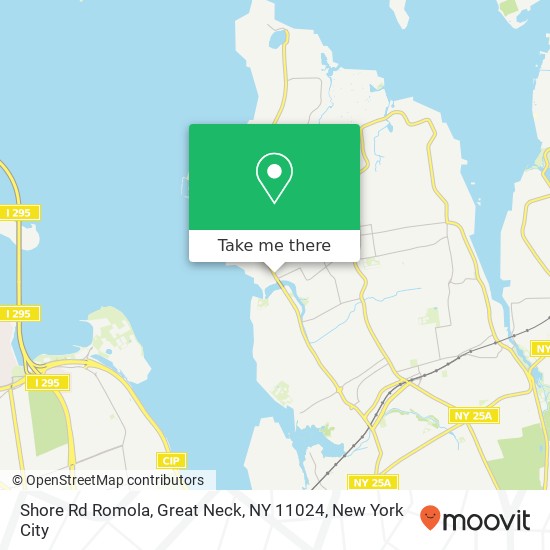 Mapa de Shore Rd Romola, Great Neck, NY 11024