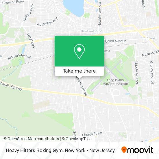 Mapa de Heavy Hitters Boxing Gym