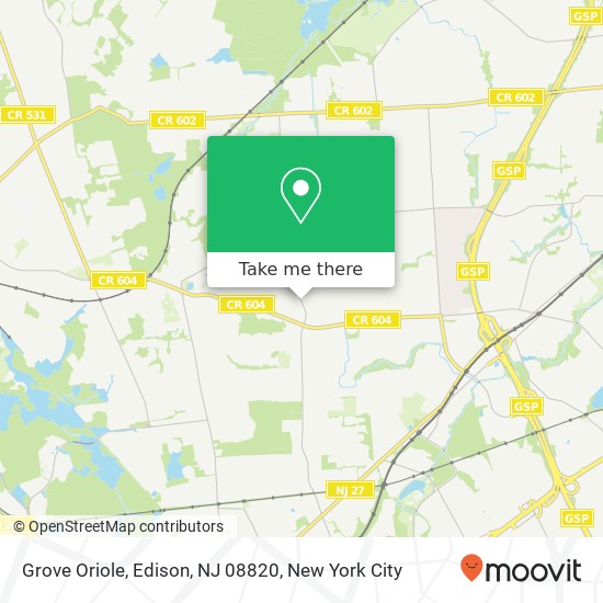 Grove Oriole, Edison, NJ 08820 map