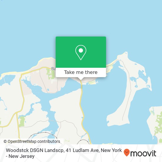 Mapa de Woodstck DSGN Landscp, 41 Ludlam Ave