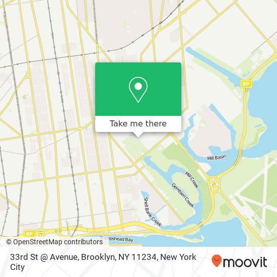 33rd St @ Avenue, Brooklyn, NY 11234 map