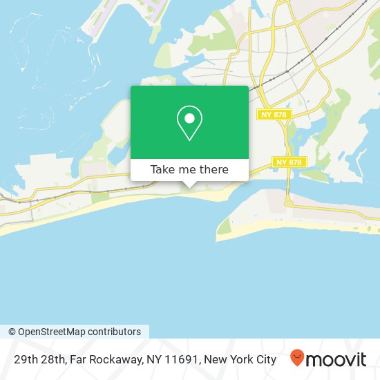 Mapa de 29th 28th, Far Rockaway, NY 11691