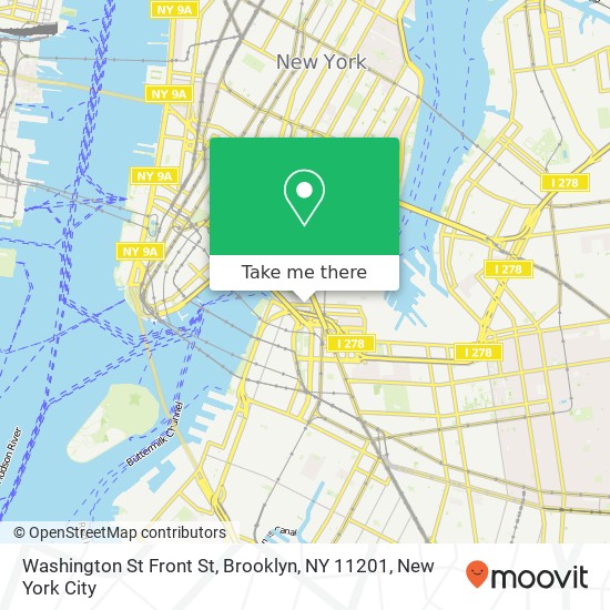 Washington St Front St, Brooklyn, NY 11201 map