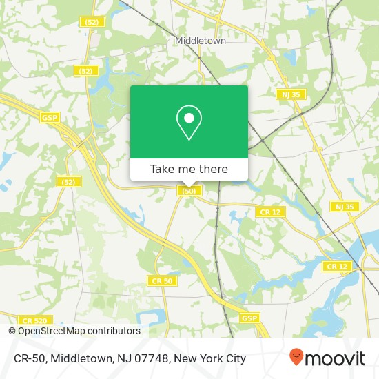 CR-50, Middletown, NJ 07748 map