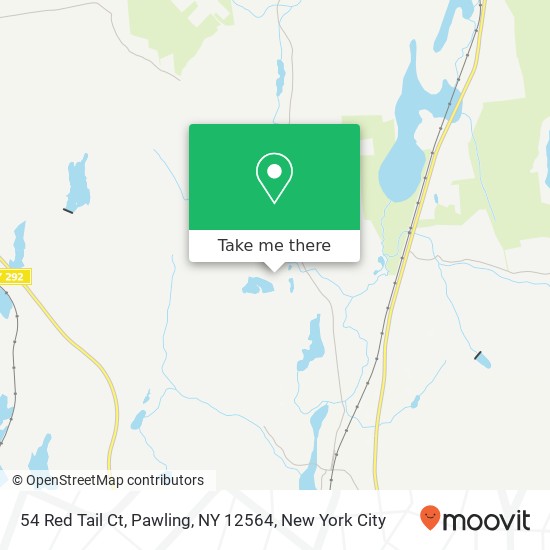 Mapa de 54 Red Tail Ct, Pawling, NY 12564