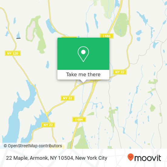 22 Maple, Armonk, NY 10504 map