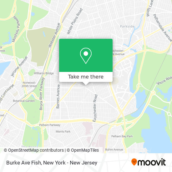 Mapa de Burke Ave Fish