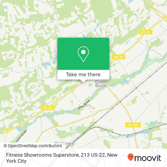 Fitness Showrooms Superstore, 213 US-22 map