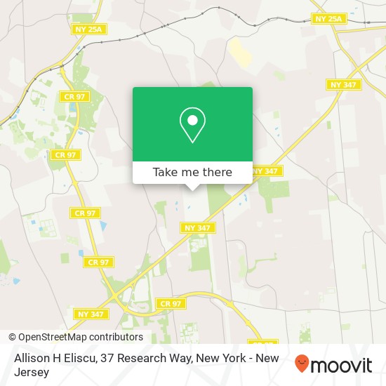 Allison H Eliscu, 37 Research Way map