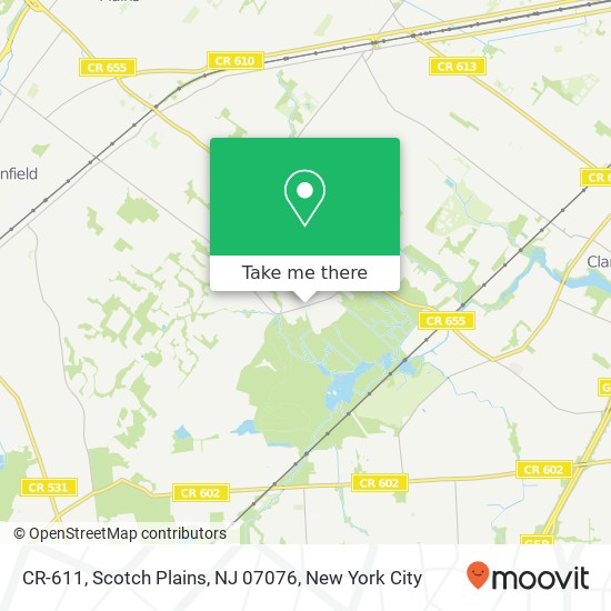 CR-611, Scotch Plains, NJ 07076 map