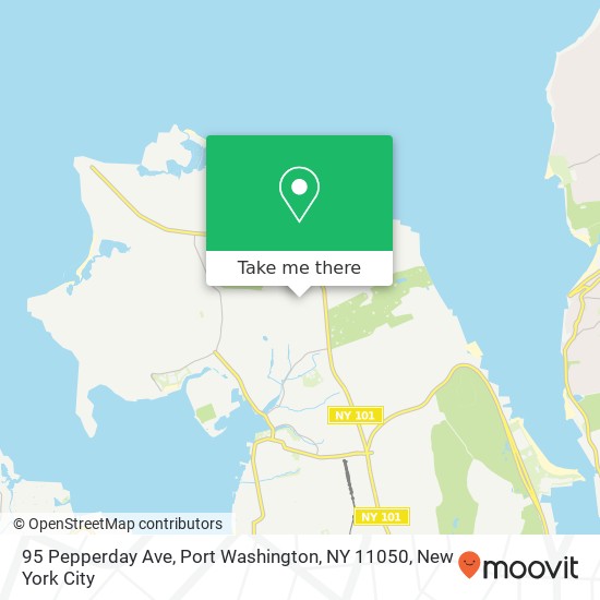 95 Pepperday Ave, Port Washington, NY 11050 map