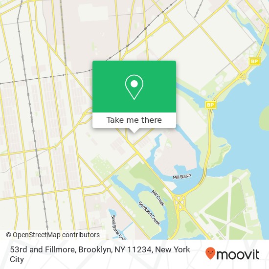 Mapa de 53rd and Fillmore, Brooklyn, NY 11234