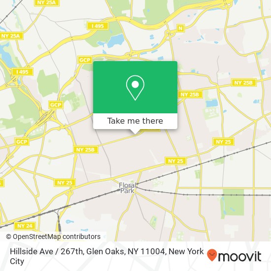 Hillside Ave / 267th, Glen Oaks, NY 11004 map