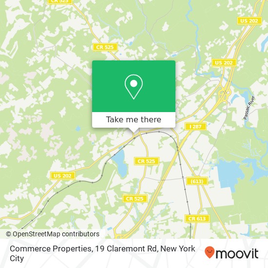 Mapa de Commerce Properties, 19 Claremont Rd