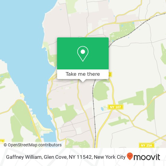 Mapa de Gaffney William, Glen Cove, NY 11542