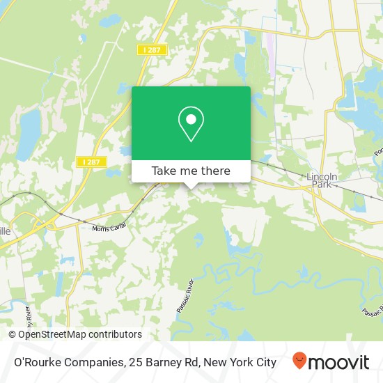 O'Rourke Companies, 25 Barney Rd map