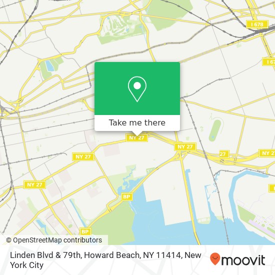 Linden Blvd & 79th, Howard Beach, NY 11414 map