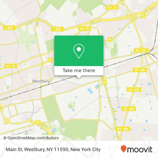 Main St, Westbury, NY 11590 map