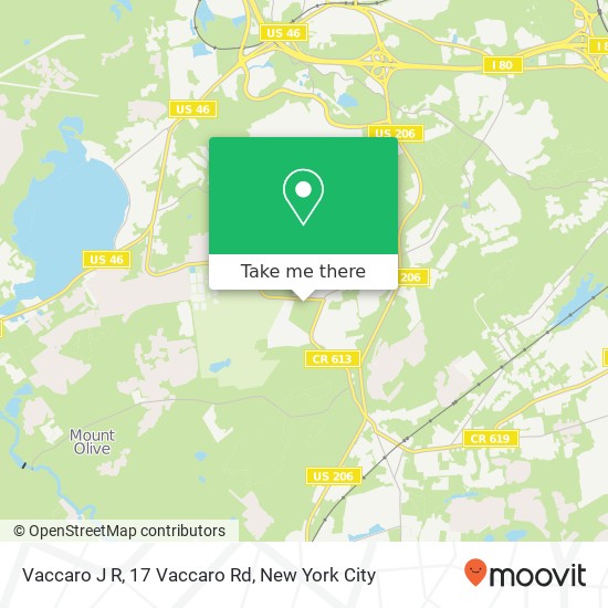 Vaccaro J R, 17 Vaccaro Rd map