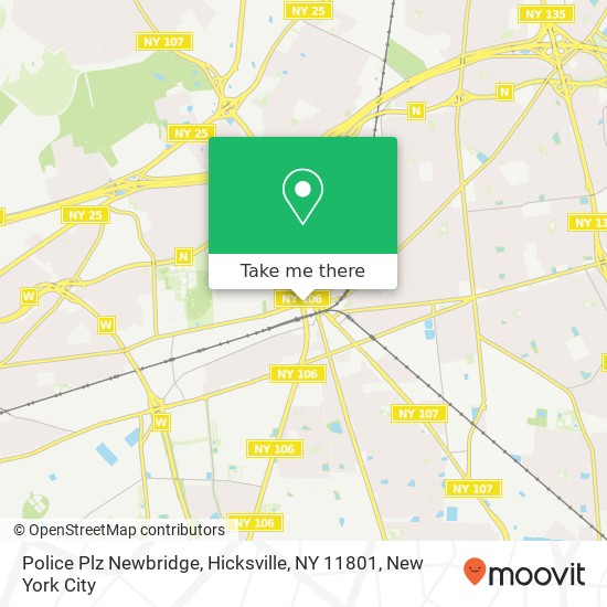 Mapa de Police Plz Newbridge, Hicksville, NY 11801