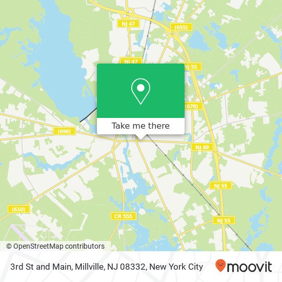 3rd St and Main, Millville, NJ 08332 map