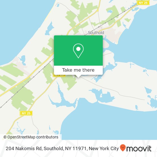 204 Nakomis Rd, Southold, NY 11971 map