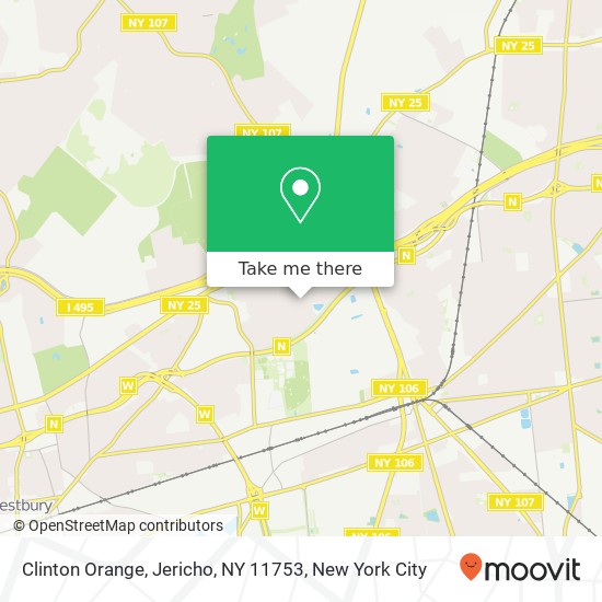 Mapa de Clinton Orange, Jericho, NY 11753