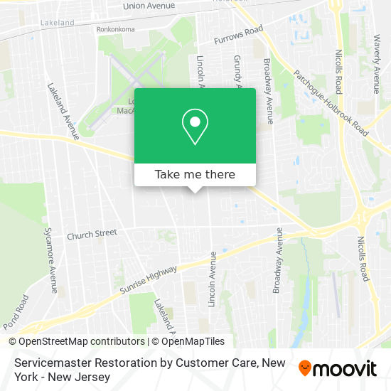 Servicemaster Restoration by Customer Care map