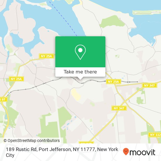 189 Rustic Rd, Port Jefferson, NY 11777 map