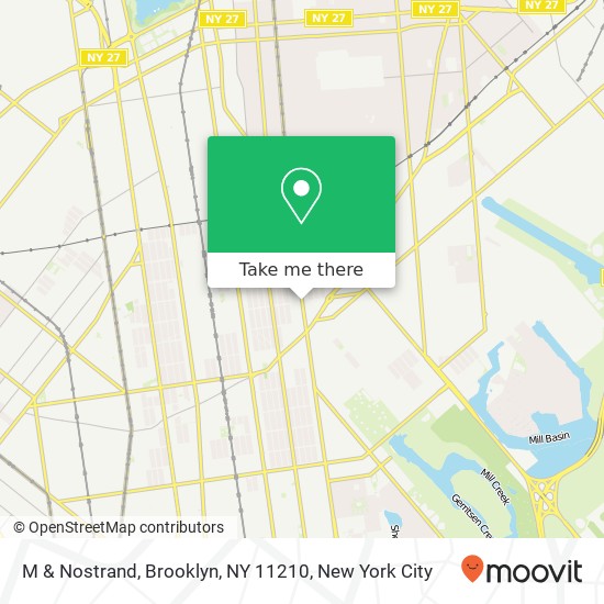 M & Nostrand, Brooklyn, NY 11210 map