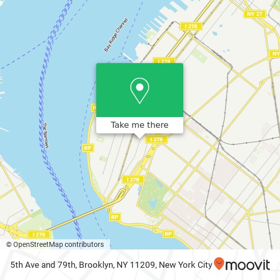 Mapa de 5th Ave and 79th, Brooklyn, NY 11209