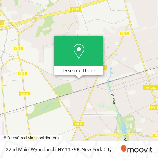 Mapa de 22nd Main, Wyandanch, NY 11798